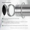 Vent Systems 8" Inch Metal Duct Connector Flange – Galvanized