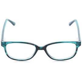 Sofia Vergara x Foster Grant Women's Alicia Reading Glasses Rectangular, Crystal Teal, 50 mm + 2.5