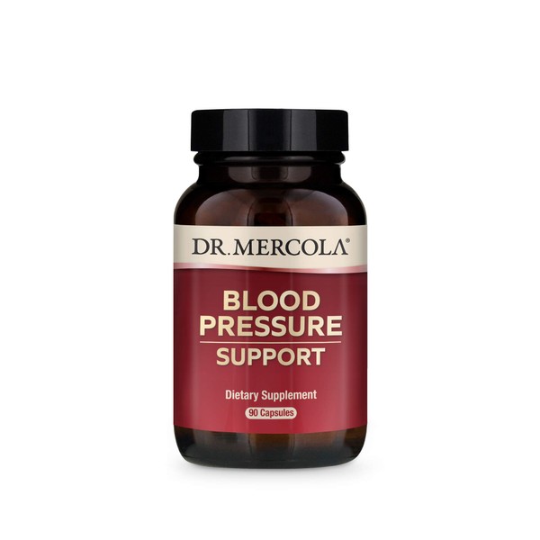 Dr. Mercola, Blood Pressure Support Dietary Supplement, 90 Servings (90 Capsules), Non GMO, Soy Free, Gluten Free