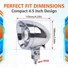 Anki HappiGo 4.5 Inch 2 Pcs Chrome LED Motorcycle Fog