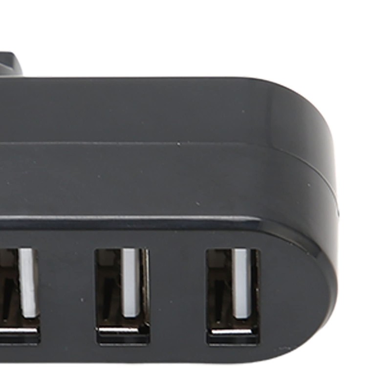 Jectse USB Splitter, 3 Port USB 2.0 Hub 180° Rotatable