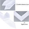 CABODYALS 1.8M Long White Satin Graduation Sash Sublimation Honor Plain