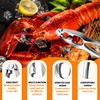 Seafood Crab Crackers and Tools, 21 Pcs Crab Leg Crackers