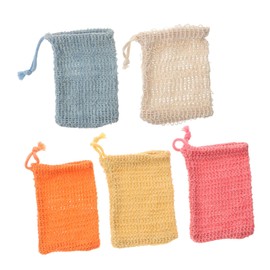 minkissy Piece Natural Cotton Linen Soap Saver Holder Cleanser Pouch Travel Soap Bag Bar Pouch Exfoliating Scrubber for Men