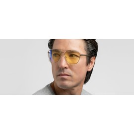 Gunnar Mustang Gaming and Computer Glasses Blue Light Blocking Glasses, onyx