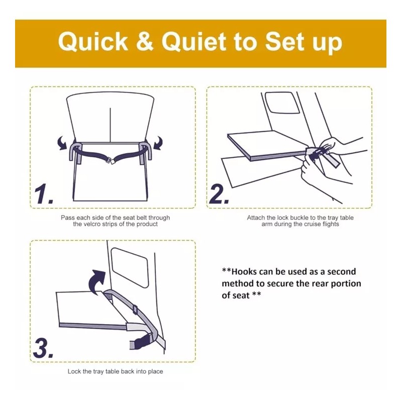 Eclipse Miller Eclipse Airplane & Train Seat Extender Bed Flight