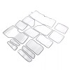 auguisy-motortrim 14pcs Window Sunshade Visors Full Set UV Block For