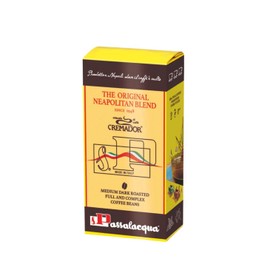Passalacqua Cremador Whole Bean - 70% Arabica Premium Medium Dark Roast (2.2lbs/1kg)