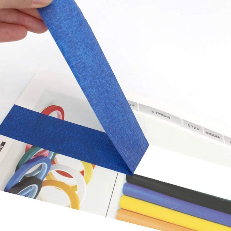 Blue Painter's Tape - 4 Rollers Decorative Writable Masking Tape