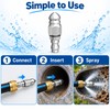 Sewer Jetter Nozzle Kit for Pressure Washer Use – Stainless