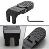TONLOOEEL 1 Pair 10MM U Slot Bicycle Rear Pedals Folding