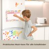 Friendly Fox Unicorn Magnetic Timetable Children's Timetable Wipe Clean 1st