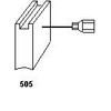 Carbon Brushes for Bosch PWS 13-125 CE Grinder 5 x