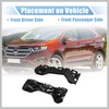 RATCHROLL 1 Pair Front Bumper Mount Support Bracket for Ford