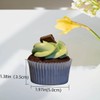 200pcs White Standard Cupcake Liners for Baking Cup, No Smell,