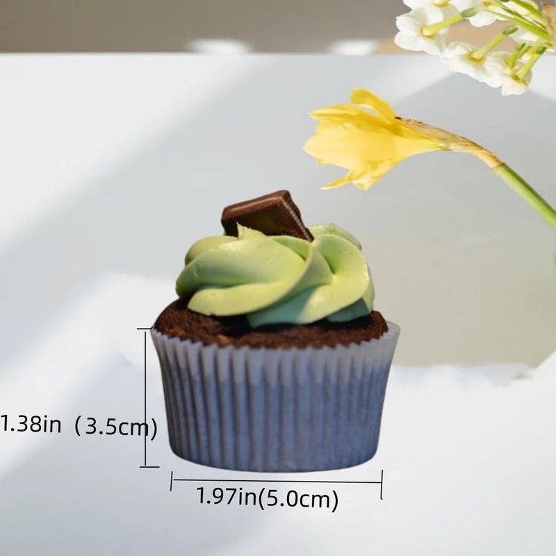 200pcs White Standard Cupcake Liners for Baking Cup, No Smell,