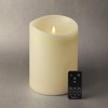 Softflame Flameless Candle - 6"x 8"Ivory - Flickering Moving Flame