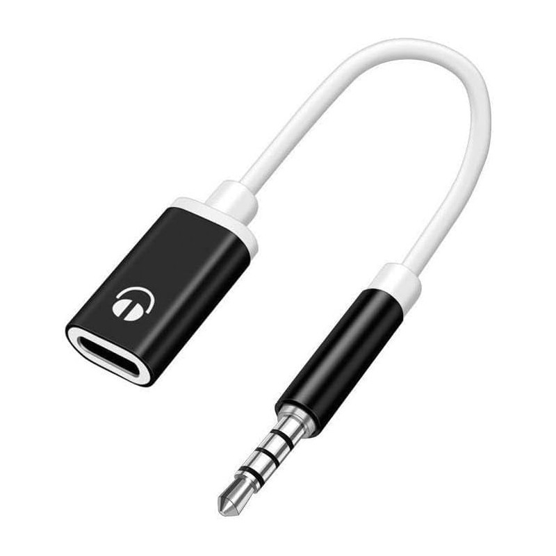 Enyolidimk 3.5mm USB to Aux Adapter 3.5mm Analog Cable Type-C