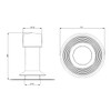 Roof Aerator Flat Roof Ventilation Stone for Welding Board Bleeder
