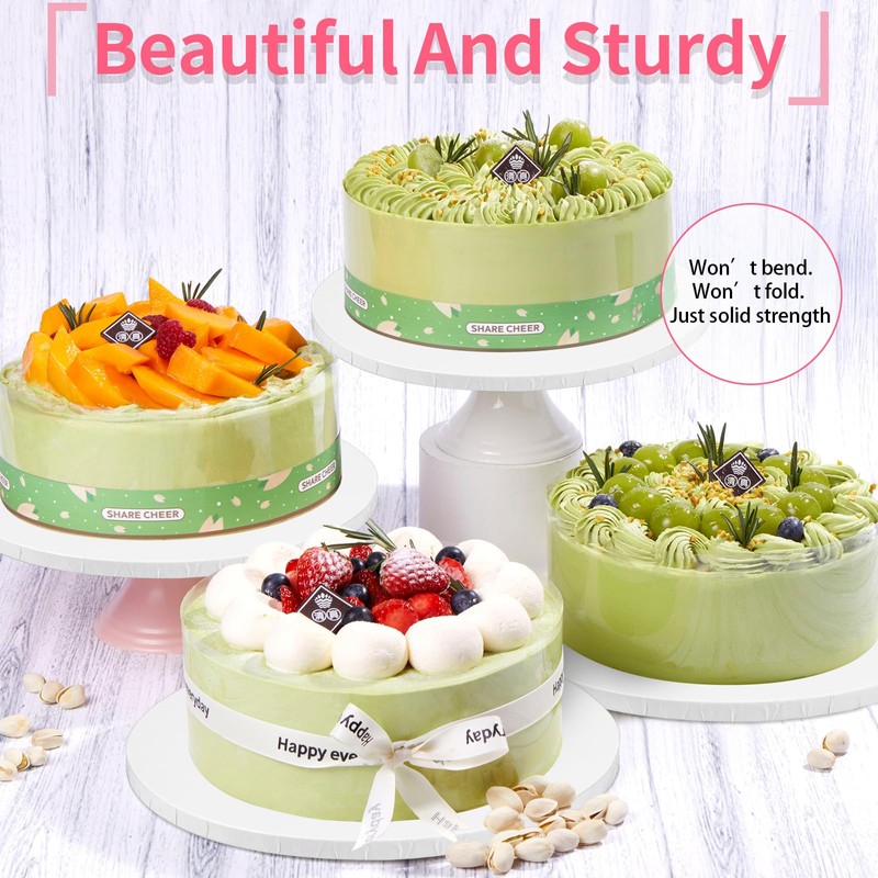 Cake Boards 14 Inch Round – 4 Pack 1/2 Inch