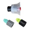 TorSor 3 Pack Water and Foam Nozzle Tips Head Replacement