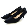 Amami Women's Pumps, Memory Foam, Pointed Toe - black