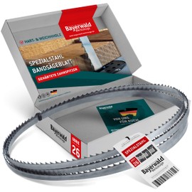 Bayerwald Special Steel Hardened Tooth Tips Band Saw Blade - 1490 x 6 x 0.4 x 4 / for All Standard Wood Types / Saw Band Suitable for Scheppach and Many More