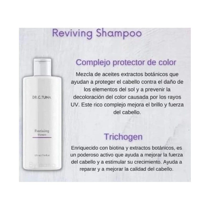 Set Reviving Farmasi Dr C Tuna Tratamiento comleto para el