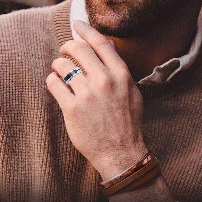 Smart Ring Health Tracker Waterproof Sleep Tracker with Charging Base