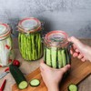 Anwoi Wide Mouth Glass Jars with Airtight Lid 32OZ 4