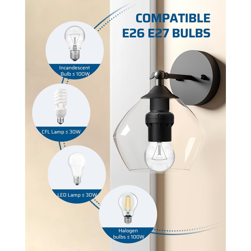 DEWENWILS Light Sensor Socket, E26 E27 Dusk to Dawn Sensor
