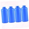 CIYODO 4Pcs Sealed Plastic Chemical Bottles with Wide Mouth Sample