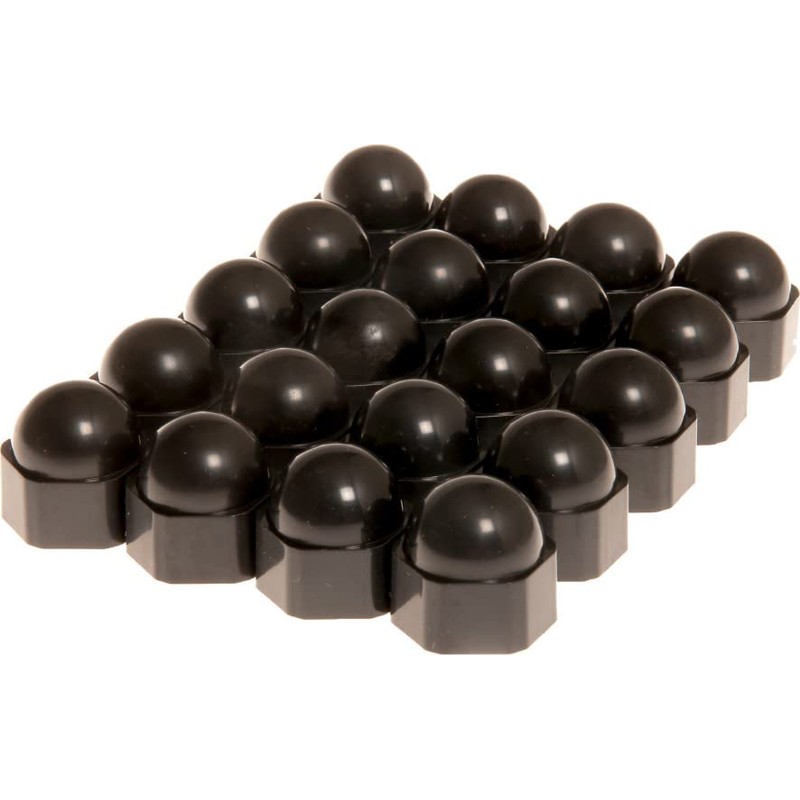 HP-Autozubehör 82928 Radmuttern-Kappen Rallye Caps 19 mm