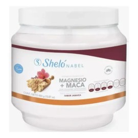 Colágeno Hidrolizado con Maca y Magnesio Sabor Jamaica 450g Sheló Nabel                                                                               