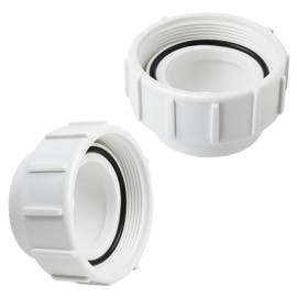 XJJ PKG188 2" Half Union Adapter, Fit for Pentair Sta-Rite Pool Pump Union Assembly, for Spa Swimming Pool Pump Fittings (2 Pack), White