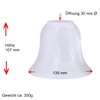 Lamp Glass White Diameter 135 mm Alabaster Glass Replacement Glass
