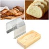 Bread Slicer, Stainless Steel Manual Bread Slicer, Compact Bread Cutter