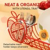 Jumbl Expandable Dish Drying Rack – Apple Decor Metal Dish