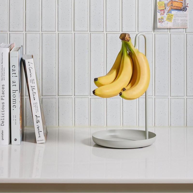 JAJU Banana Holder Tray 18x31.2CM Gray