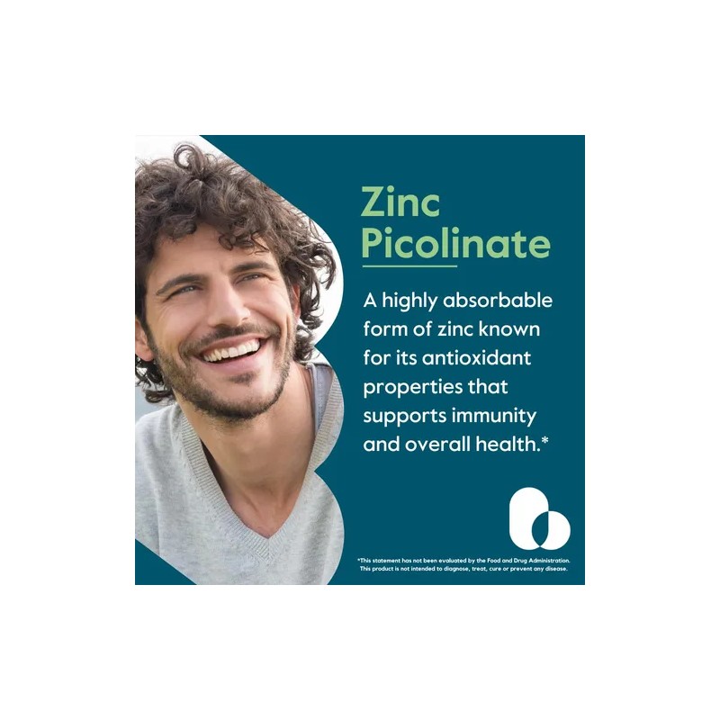 Bestvite Zinc Picolinate 50 Mg 240 Cápsulas Vegetarianas