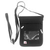FoRapid RFID-Blocking Travel Passport Holder Neck Stash Pouch Wallet-Black