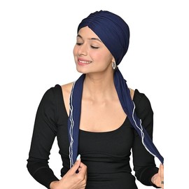 SAKUCHI Bamboo Viscose Hijab Pre-Tie Headwear For Women Under Scarf Hat Hijab Undercap Tie-Back Closure Slip on Scarf