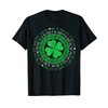 Irish Blessing Celtic Knot 4 Leaf T-Shirt, black