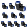 Bwintech 10 Pcs 6mm 90 Degree Elbow Push in Connect