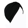 NYFASHION101 Women's One Size Classic Turban Headband MK5016-Black