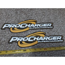 ProCharger Pair ProCharger Superchargers Racing Decals Stickers NHRA Street Outlaw PDRA