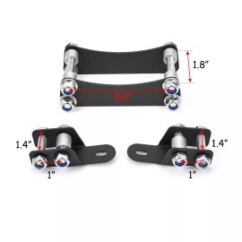 SI Fits 2003-2016 Honda Rincon 650 680 Heavy Duty Front & Rear 2" Lift Kit Brackets