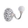 Knober ED06 Ceramic Wall Hooks with Ceramic Ball Diameter 6