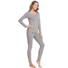 GYS Bamboo Viscose Long Johns Sets Thermal Underwear for Women