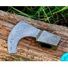DAMASCUS CUSTOM MADE HAND FORGED DAMASCUS STEEL AXE HEAD HATCHET